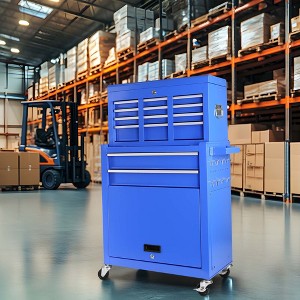NicBex Detachable 8-Drawer Rolling Tool Chest Large Tool Cart with Wheels and Storage Cabinet for Warehouse - 1 of 4
