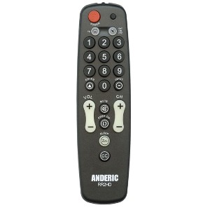 Anderic RR2HD for Cable/DirecTv/Sat Set Top Boxes 2-Device Universal Remote Control - 1 of 2