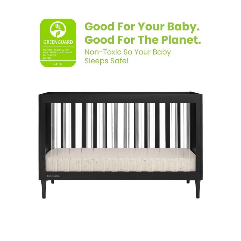 Delta Children Bowie 4-in-1 Convertible Acrylic Crib - Greenguard Gold Certified, 6 of 15