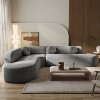 SAINTCY 122" Extra Large Sectional Sofa Soft Fabric Upholstery - 3 of 4