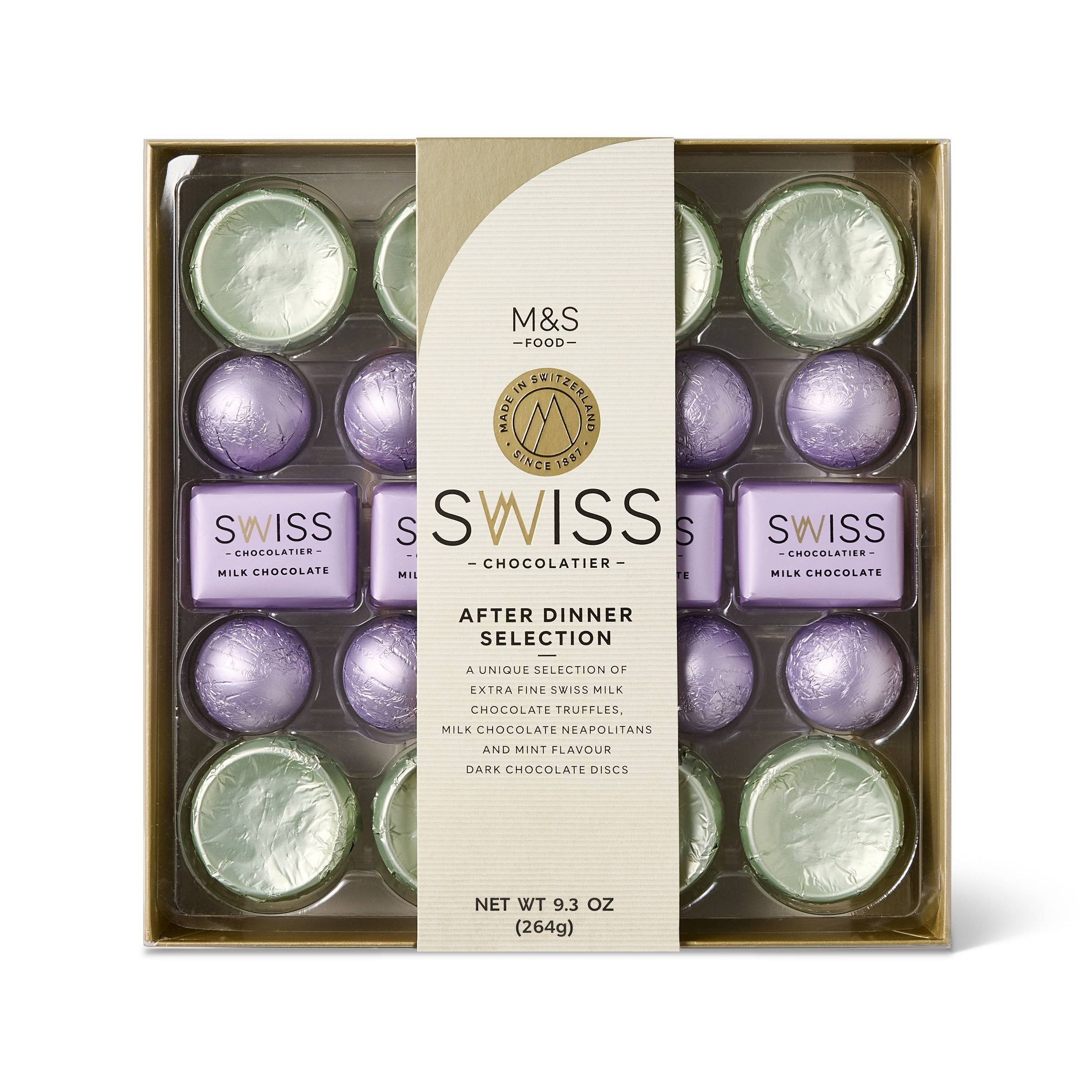M&S Swiss Chocolate After Dinner Selection - 9.28
