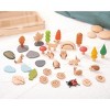 Learning Advantage Woodland Trail Set - 37 Assorted Wooden Shapes - 3 of 4