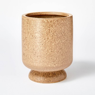 Small Footed Camel Ceramic Vase - Threshold™ designed with Studio McGee