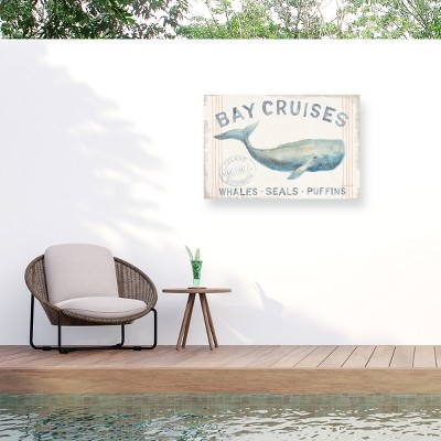 "Floursack Nautical I" Outdoor Canvas