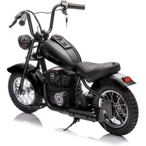 Electric Motorcycle for Kids, 24V 250W Kids Electric Dirt Bike, Two Speed Max Up to 14MPH & 60 Minutes Continuous, with Led Lights - 1 of 4