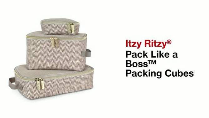 Itzy Ritzy Pack Like A Boss Packing Cubes, 2 of 8, play video