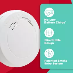 First Alert PRC710V Slim Smoke & Carbon Monoxide Detector with Voice Location and Photoelectric Sensor
