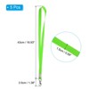 Unique Bargains Width Flat Neck Lanyards with Swivel Hook Clip for Name Tag Badges 5 Pcs - 2 of 4