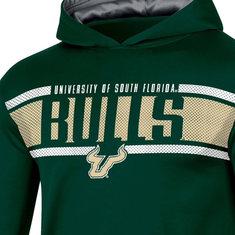 NCAA South Florida Bulls Boys&#39; Poly Hooded Sweatshirt, 3 of 4