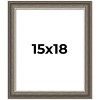 PosterPalooza | Weathered Black Picture Frame - UV Acrylic, Foam Board Backing, Hanging Hardware - 2 of 4