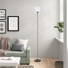 Fine Art Lighting Torchiere Floor Lamp, Matte Black - 2 of 4