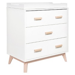Babyletto Sprout 3-drawer Changer Dresser - Washed Natural And White ...
