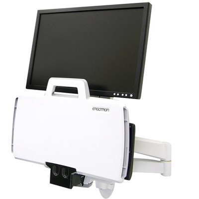 Ergotron 200 Series Monitor Arm Up to 24" Monitor White (45-230-216)