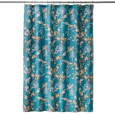 Vern Yip Floral Lanterns Fabric Shower Curtain - SKL Home