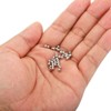 Unique Bargains Metal Round Jewelry Making Gold Filled Spacer Beads 100 Pcs - 4 of 4
