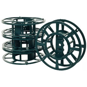 Set of 4 Extension Cord Reels with Bag - Holds 1 to 2 Cords or Christmas Light Strands Each for Organization and Tidy Storage by Stalwart - 1 of 4