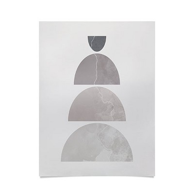 Alisa Galitsyna Monochrome Balance 18" x 24" Unframed Poster - Society6