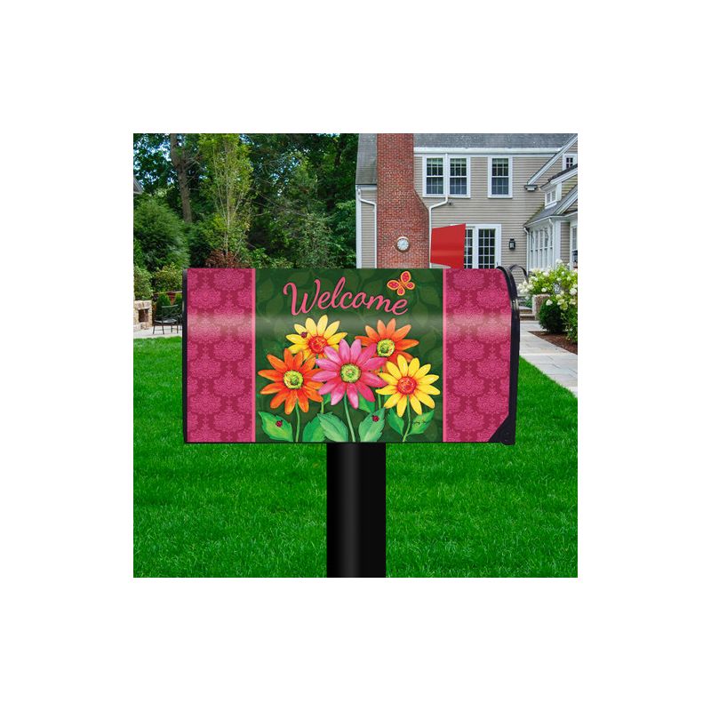 Welcome Daisies Spring Magnetic Mailbox Cover Floral Standard Briarwood Lane, 2 of 4