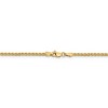 Black Bow Jewelry 1.8mm 14k Yellow Gold Solid Diamond Cut Spiga Chain Necklace - 4 of 4