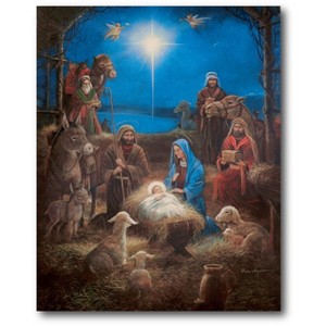 Courtside Market The Nativity 20x24 Gallery-Wrapped Canvas - 1 of 4