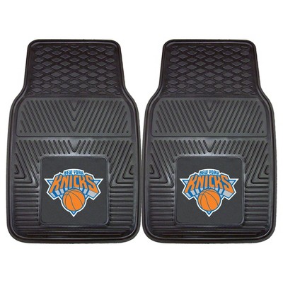 NBA New York Knicks Vinyl Car Mat Set - 2pc