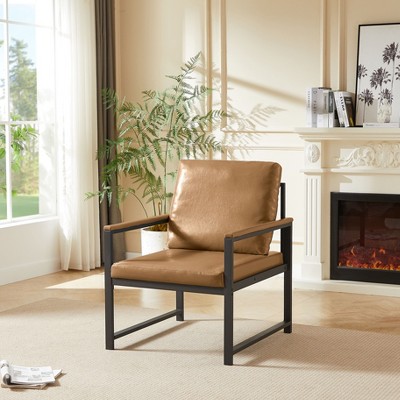 CAVINAS Luxury Oversized Accent Chair with Padded Arms,Modern Arm Chair for Living Room,Office,Bedroom