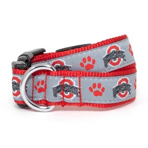 The License House Ohio State Buckeyes Dog Athletic O Paw Print Collar - 1 of 1