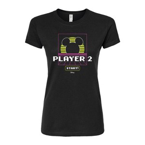 Women's - Disney - Player 2 Start Juniors Fitted Graphic T-Shirt - 1 of 3