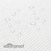 Aoibox Embossed Textured Fabric Shower Curtain for Bathroom - Soft Cloth & Hotel Spa Luxury, Water Repellent, Machine Washable - 4 of 4