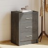 GDFStudio Marlette Modern Faux Wood 3 Drawer Chest - 2 of 4