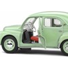 1955 Renault 4CV Vert d'Eau Green 1/18 Diecast Model Car by Solido - 3 of 4