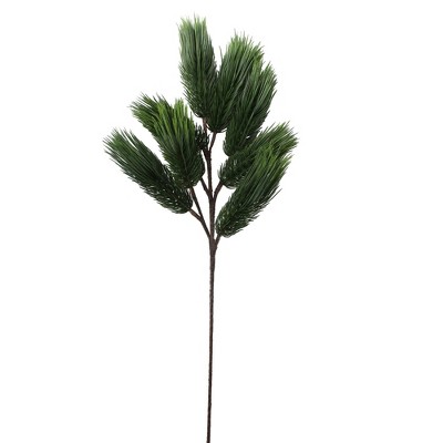 Allstate Floral 32" Brown and Green Pine Artificial Christmas Spray with Long Stem