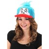 HalloweenCostumes.com One Size Fits Most   Dr. Seuss Thing 1 Costume Fuzzy Snapback Hat, White/Blue/Red - 4 of 4