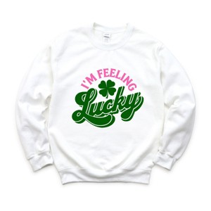 I'm Feeling Lucky Colorful - Women's Graphic Sweatshirt - 1 of 4