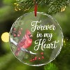 Christmas Ornament 2025 Remembrance Ornament for Loss of Loved One Forever in My Heart Bereavement Gift Sympathy Keepsake - 4 of 4