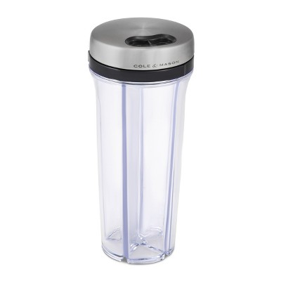 Cole & Mason Saunderton Spice Storage & Shaker - Clear/Silver