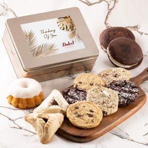 Dulcet Gift Baskets Tasteful Treats Tin Gift Basket - 1 of 4