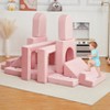 22 Piece Modular Kids Play Couch, Kids Convertible Couch, Convertible Plush Sofa Play Set, for Playing, Sleeping, Creating - 2 of 4