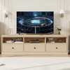 TV Stand for 75 Inch TV, Mid-Century Modern Entertainment Center with Storage Drawer,70" TV Console Media Cabinet - 2 of 4