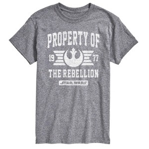 Men's - Star Wars - Property Of Rebellion Short Sleeve Graphic T-Shirt - 1 of 4