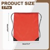 Unique Bargains Fitness Sports Travel Lightweight Drawstring Backpacks 2 Pcs - 2 of 4