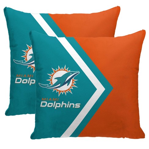 Miami dolphins shop pillow case