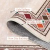 coucheta Washable Area Rug for Living Room, Multi-size Modern Bordered Non Slip Stain Resistant Non Shedding Low Pile Carpet, for Bedroom, Dining - 4 of 4
