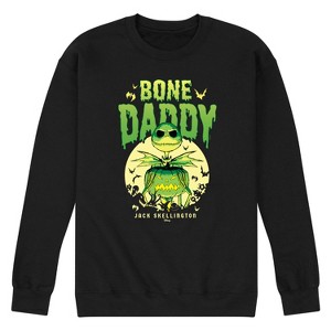 Men's - The Nightmare Before Christmas - Shock Lock Barrel Oogie Boogie Terrifying Tricks Graphic Fleece Sweatshirt - 1 of 4