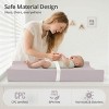 GOTGELIF Waterproof PU Foam Portable Baby Changing Pad with Safety Strap - 2 of 4
