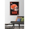 Trends International NFL Cleveland Browns - Neon Helmet 24 Unframed Wall Poster Prints - 2 of 4