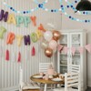 Unique Bargains Party Decorative Polyester Yarn Pom Pom Balls Garlands 8.2 Feet 2 Pcs - 4 of 4