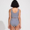 Lands' End Women's Tugless Tankini Top and High Waisted Bottom Swimsuit Set - 2 of 4