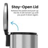 iTouchless Step Pedal Kitchen Trash Can with AbsorbX Odor Filter and Removable Inner Bucket 13.2 Gallon Semi-Round Stainless Steel - 4 of 4