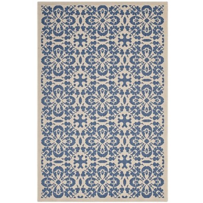 Modway Ariana Vintage Floral Trellis 9x12 Indoor and Outdoor Area Rug